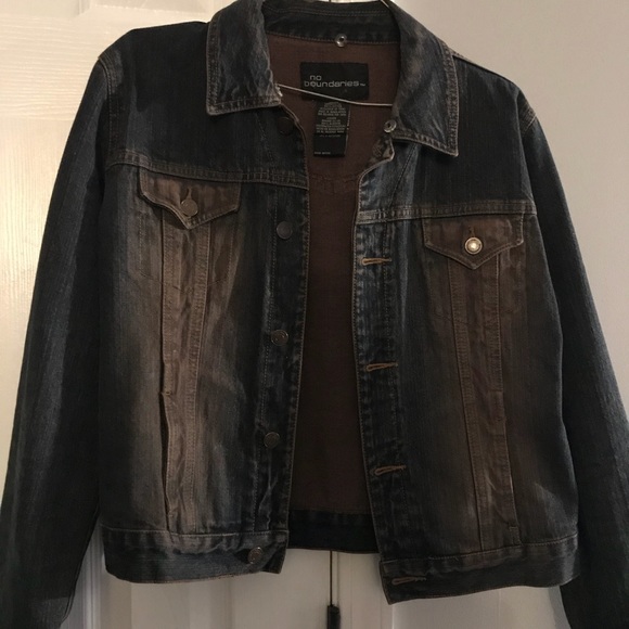 rusty denim jacket